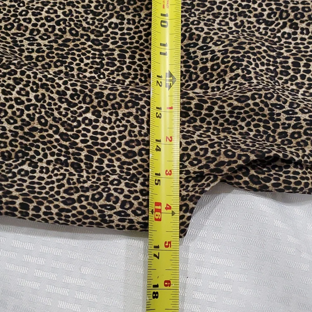 Micheal Michael Kors Mob Wife Elegant leopard print Crop Jumpsuit Sz 10